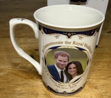 Royal Heritage Fine China Commemorative Mug Prince Harry & Meghan Markle Weddin…