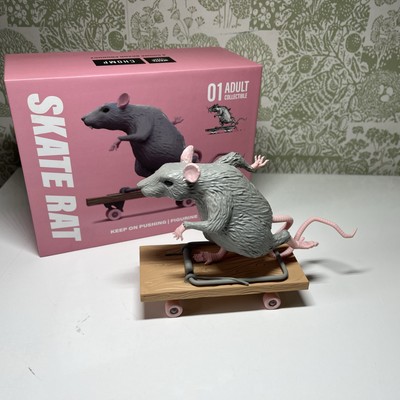 Seltene Chomp Brand Skate Rat Keep On Pushing Limited Edition Figur 