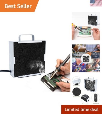 Activated Carbon Filtered Solder Smoke Absorber - Easy Replacement Design