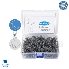 1000PCS Extra Large Wave Plastic Welder Staples for Fast, Strong Repairs