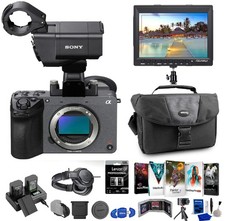 Sony FX2 Full-frame Cinema Camera with XLR handle  Lexar 128GB 1667x UHS-II SDX