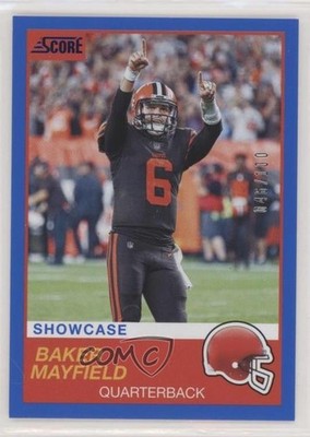 2019 Score Showcase 46/100 Baker Mayfield #102 5lp