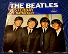 Beatles "YESTERDAY " 1965, Capitol 5498 Original picture sleeve. VG+