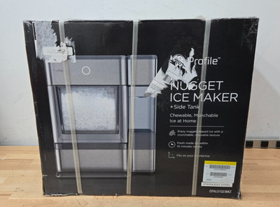 GE Profile Opal Nugget Ice Maker + Side Tank, Stainless Steel (OPAL01GEWKT) NEW