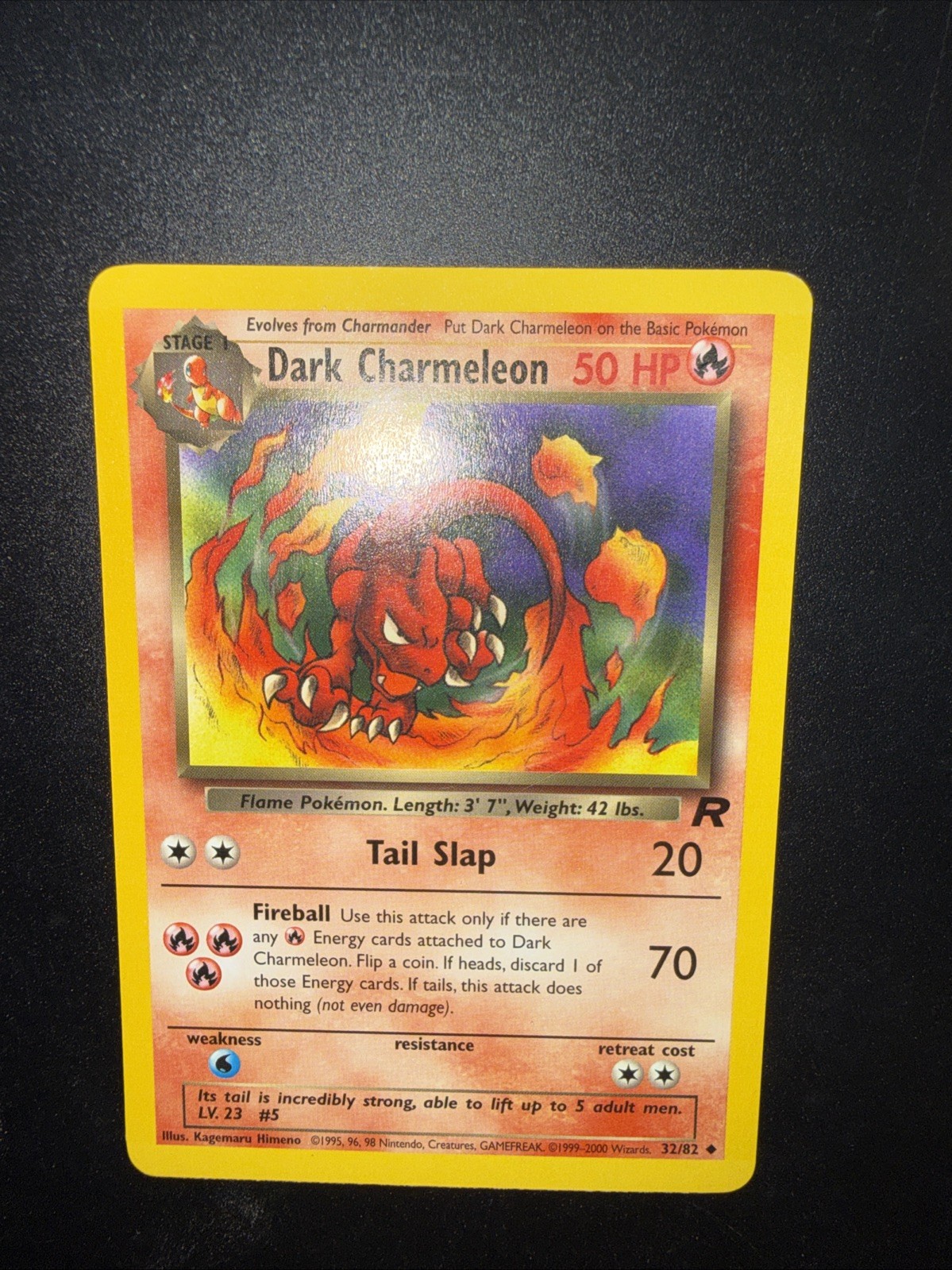 Pokémon TCG Dark Charmeleon Card 32/82 Team Rocket NM Condition 2000 WOTC
