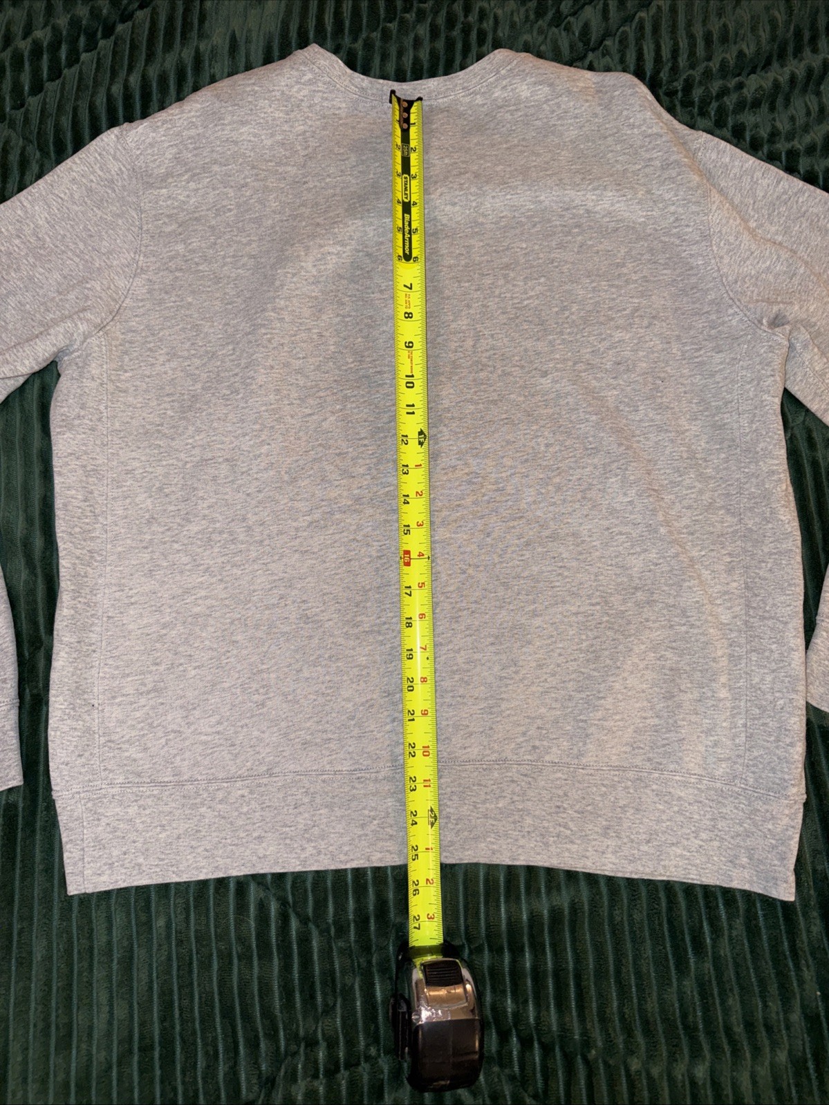 POLO Ralph Lauren Classic Solid Gray Stitched Log… - image 7