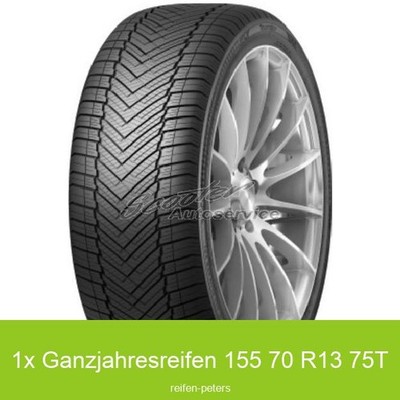 1x 155/70 R13 75T Tourador X All Climate TF2 3PMSF Ganzjahresreifen | 21680