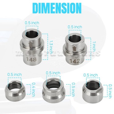 アクセサリー WAHOO KICKR V4 For Wahoo KICKR V4 CORE Thru Axle Adapter Kit W/ 142&148 Non Drive