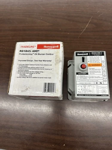 Honeywell R8184G4009 Furnace Oil Burner Control