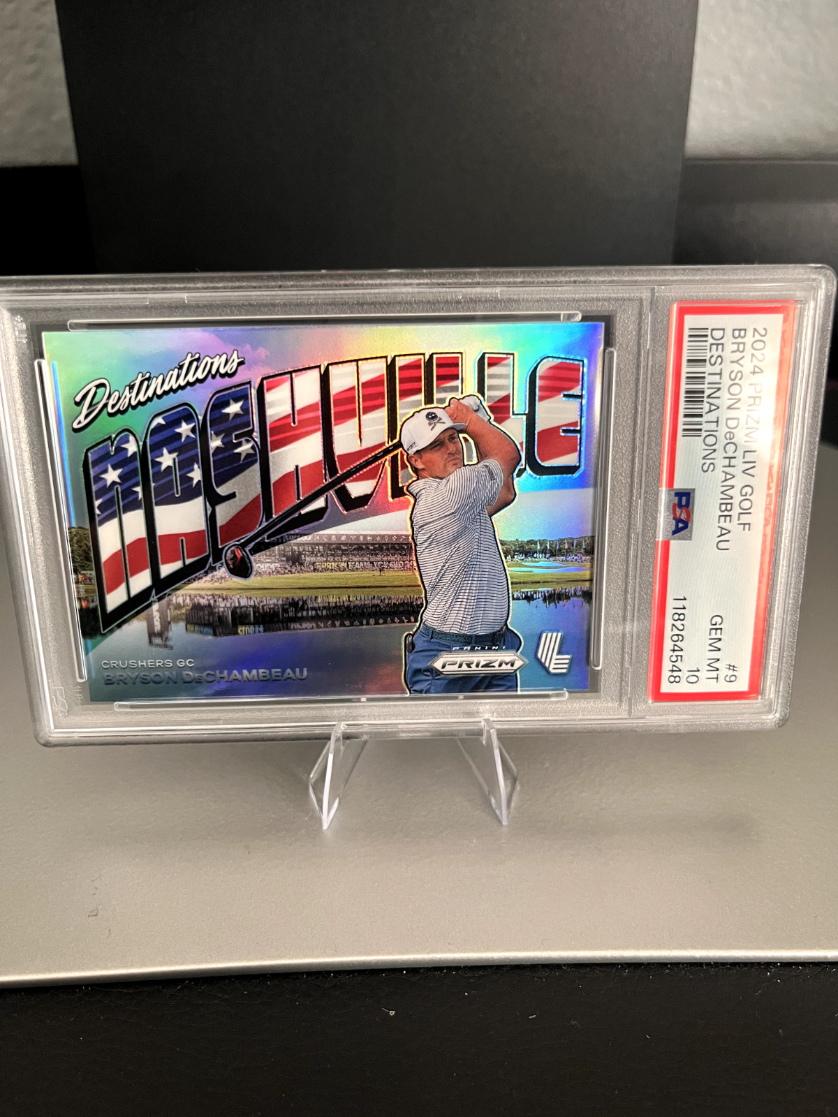 2024 Panini Prizm LIV Golf - Bryson Dechambeau - DESTINATIONS - PSA 10