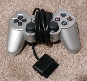 Sony PlayStation 2 Slim Console - Satin Silver + Controller With Original Box