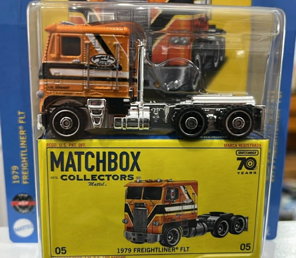 Matchbox Collectors * 1979 Freightliner FLT - Orange - WOW*** 1:64 - image 2 of 2