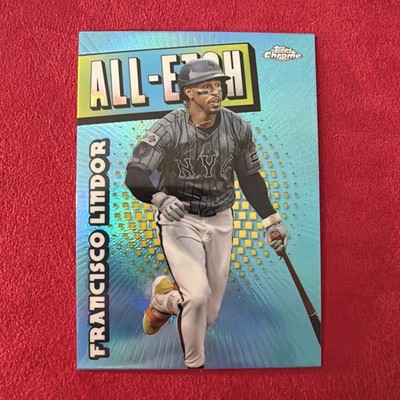 2025 Topps Chrome Logofractor Edition - All-Etch Francisco Lindor #CAE-10 Mets