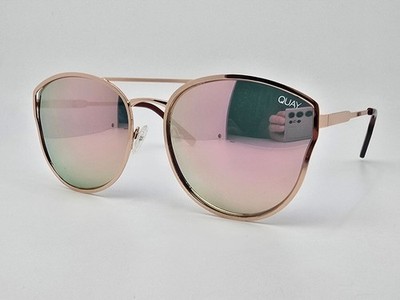 Quay Australia Cherry Bomb Gold Frame Rose Pink Lens Aviator  display picture 1
