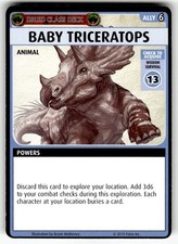 2015 Paizo Pathfinder Adventure Game Card Animal - Baby Triceratops