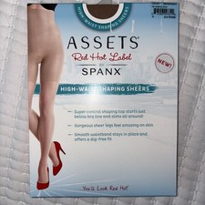Spanx Women's Red Hot Label High-Waist Shaping Sheers Barest Bare 3 NWT