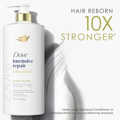 Dove Conditioner Intensive Repair for Damaged 28 Fl Oz (Pack of 1), White