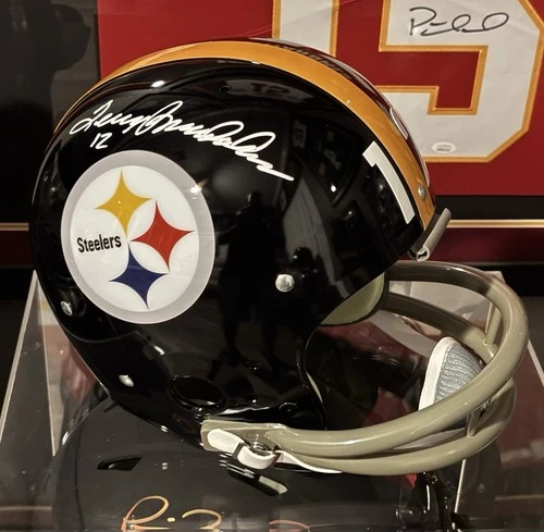 Terry Bradshaw Signed Pittsburgh Steelers Suspension Helmet-JSA Witnessed