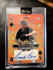 2024 Wild Card 5 Card Draw Franco Aleman King of Spades 1/5 Auto