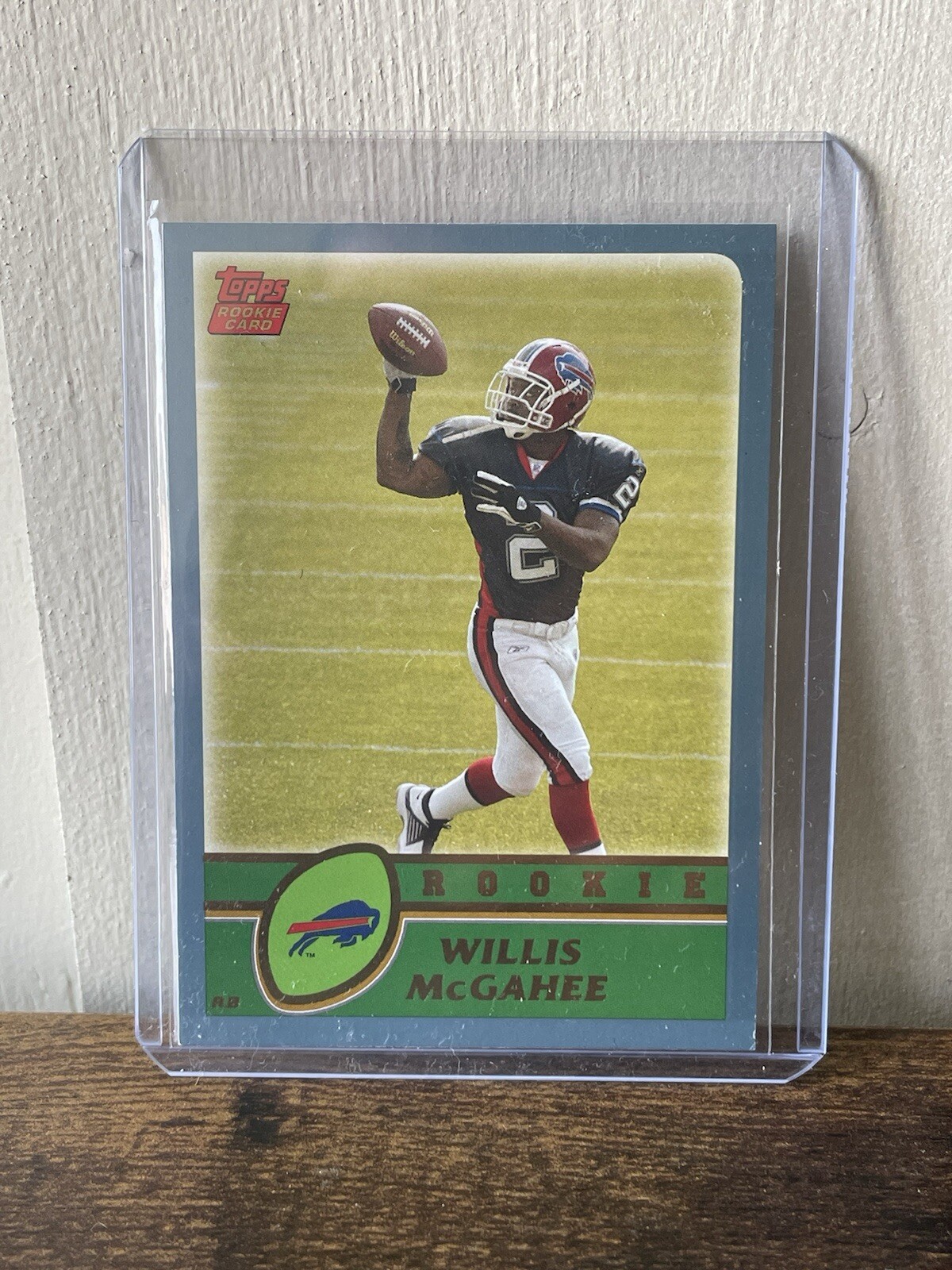 2003 Topps Chrome #215 Willis McGahee Rookie Football Card Buffalo Bills