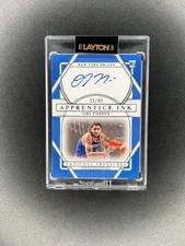 2020-21 National Treasures Apprentice Ink Obi Toppin Rookie On Card Auto /49