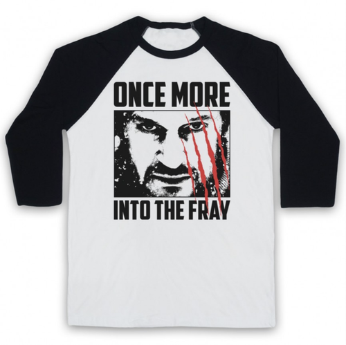 Into the Fray Wolves The Grey Once More Wolf Survival Film 3/4 Sleeve Baseball T - Picture 7 of 12