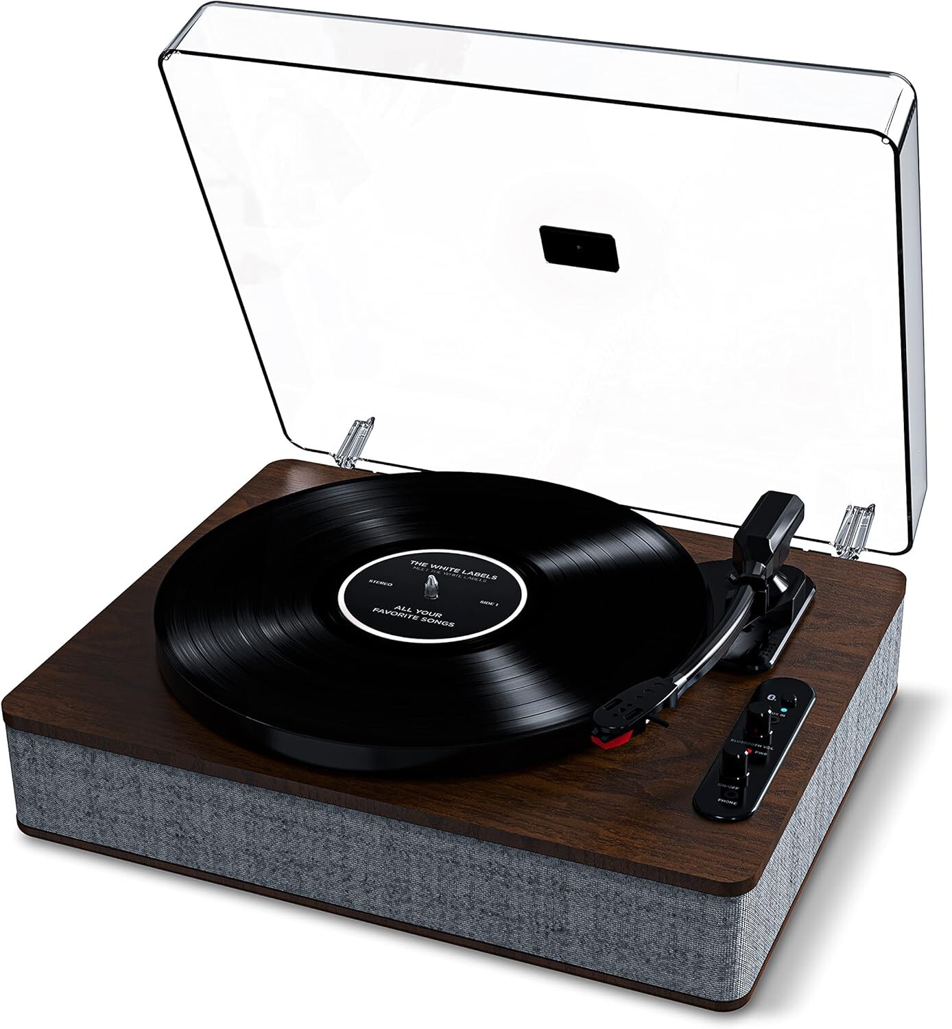 ION Audio Luxe LP – Bluetooth Vinyl Record Player with Speakers, USB Conversion™