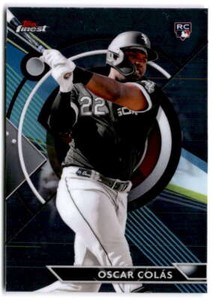 2023 Topps Finest #56 Oscar Colas RC Rookie Chicago White Sox Baseball