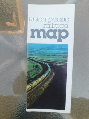 UNION PACIFIC RAILROAD MAP RAILWAY TRAIN INFORMATION HISTORY TRAVEL ADVERTISING