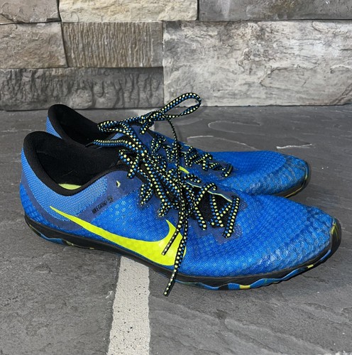 Nike Zoom Rival XC Men's Blue/Lime Green Lace Up Running/Track Shoes Sz 8 - Picture 2 of 7