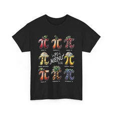 Pi Menu Shirt, Pi Day 3.14 Fruit Teachers Math Lovers Funny T-shirt 