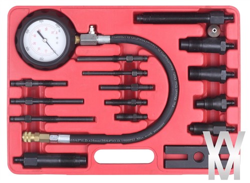 NEW DIESEL ENGINE COMPRESSION TEST KIT 17Pcs Tester Kit