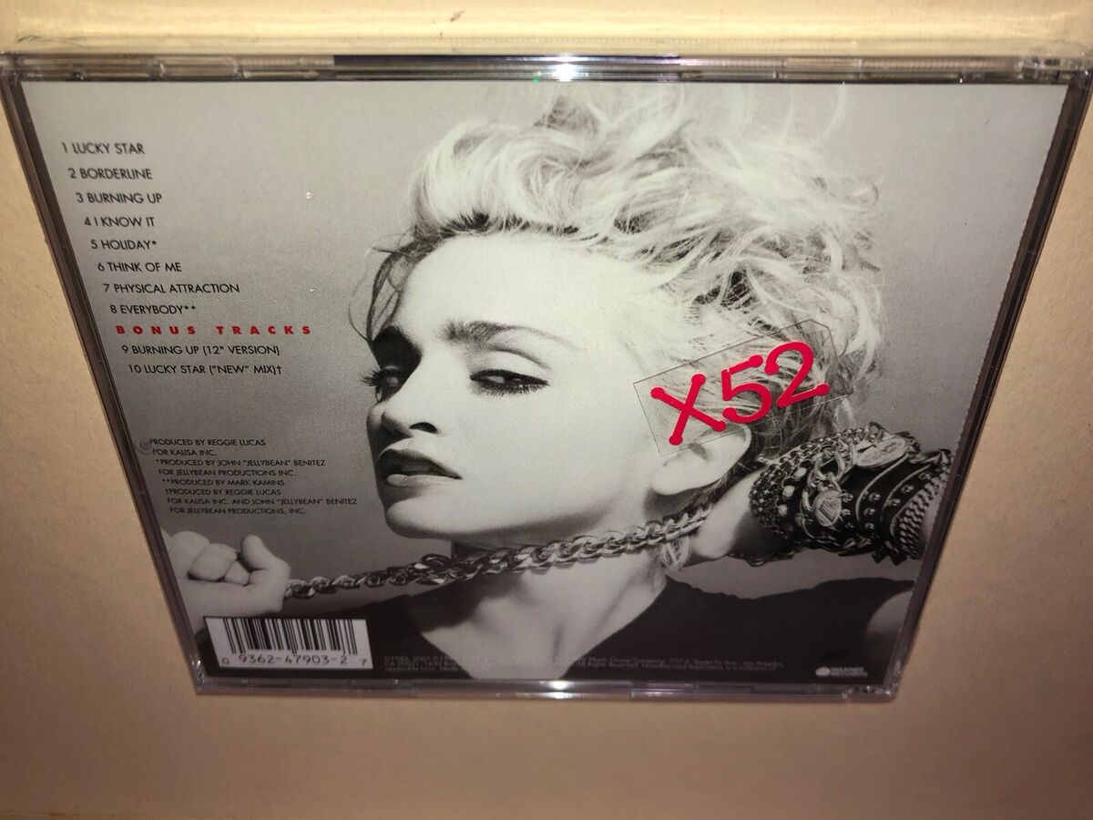 Madonna debut CD hits Lucky Star Borderline Holiday w 2 Madonna debut CD hits Lucky Star Borderline Holiday w 2