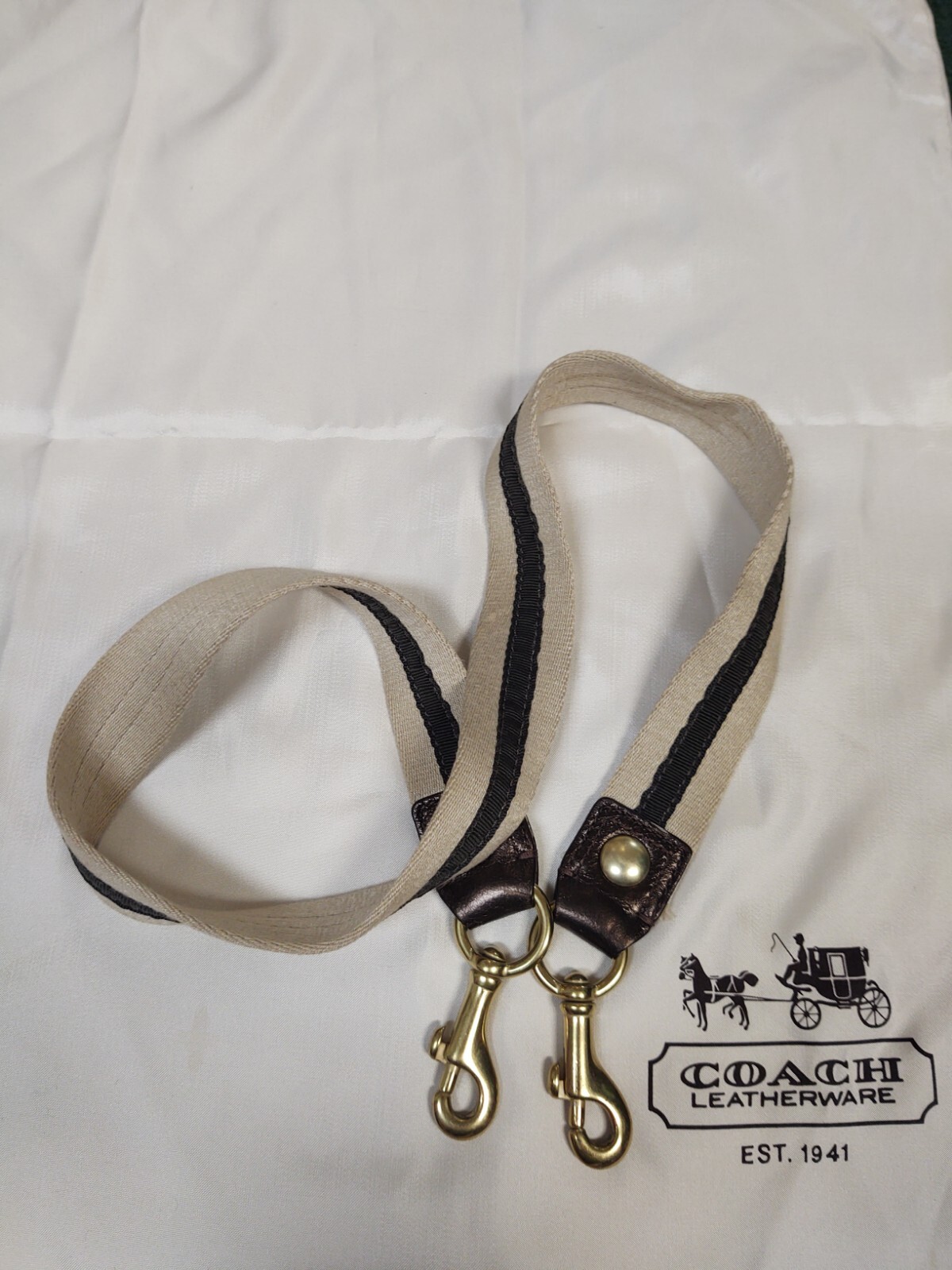 Coach Authentic Replacement Strap Cream With Brow… - image 1