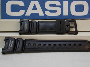 Casio Watch Band SGW-100 Black Resin Strap for Compass Thermometer Watch |  eBay