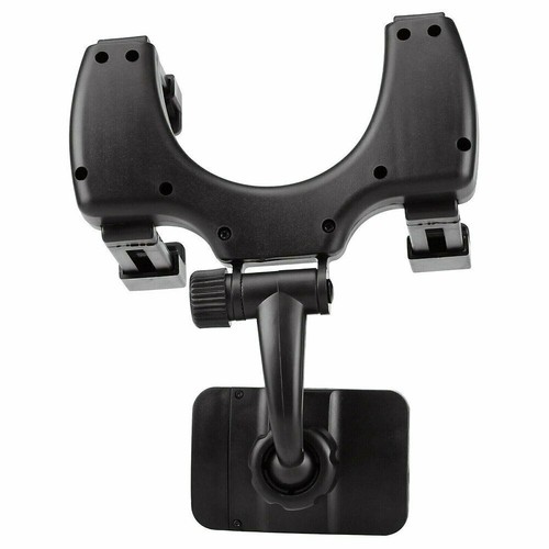 Universal Car Rear View Mirror Mount Stand GPS Cell Phone Holder 360 Rotation US - Zdjęcie 5 z 11