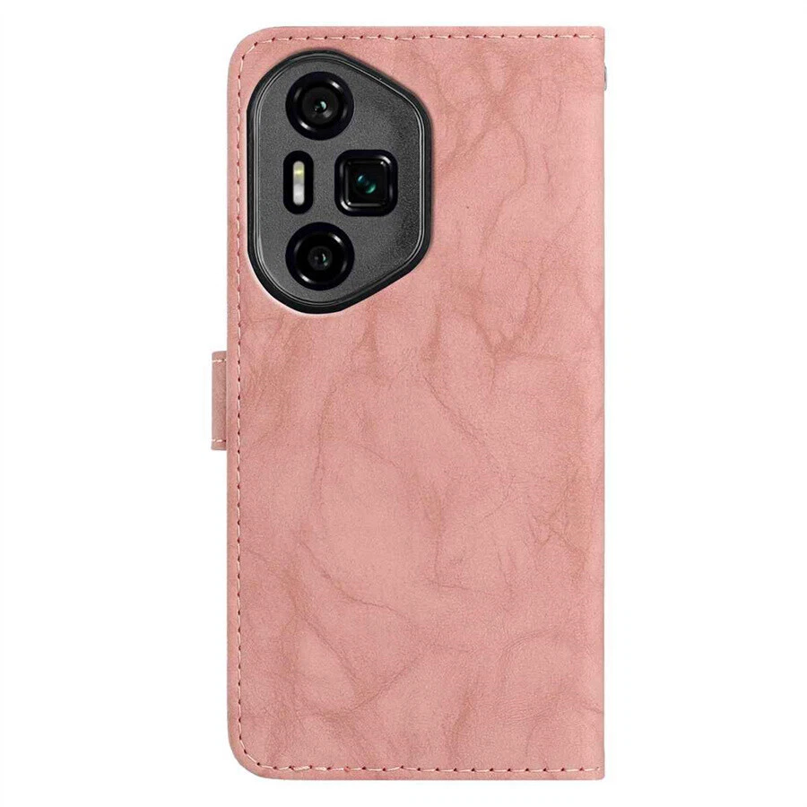 Funda tipo billetera de cuero con correa para teléfono Huawei P50 P40 P30 P20 Y5P Y6P Y7 Y5 P10 Foto 3 de 4