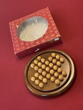 Jeu Ancien Solitaire Bois LORGE Made In France Complet