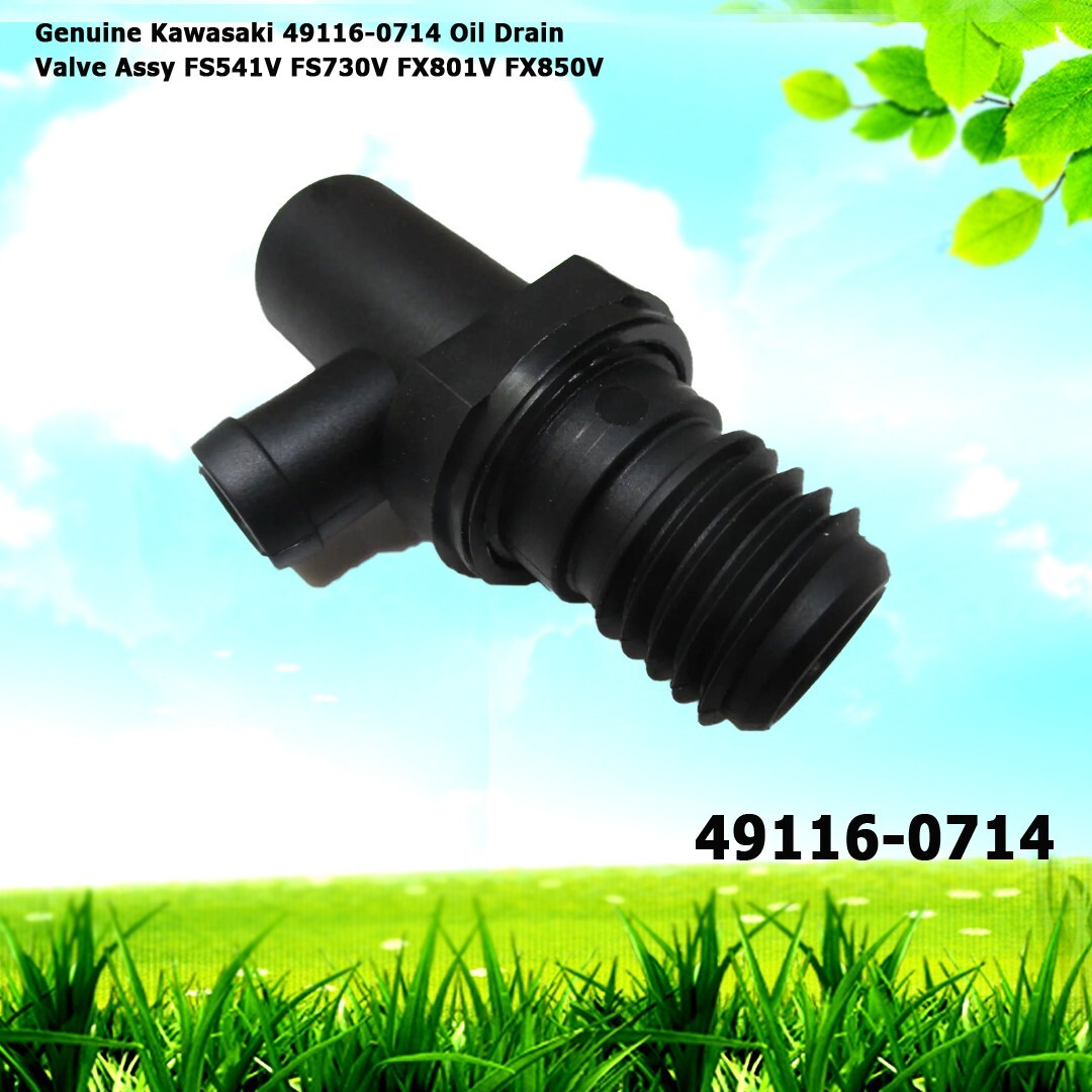 Genuine Kawasaki 49116-0714 Oil Drain Valve Assy FS541V