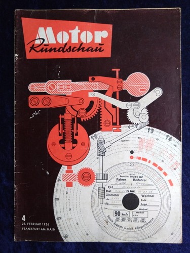 Motor Rundschau 4/1956  Victory Nicky, Lenkräder 1956,