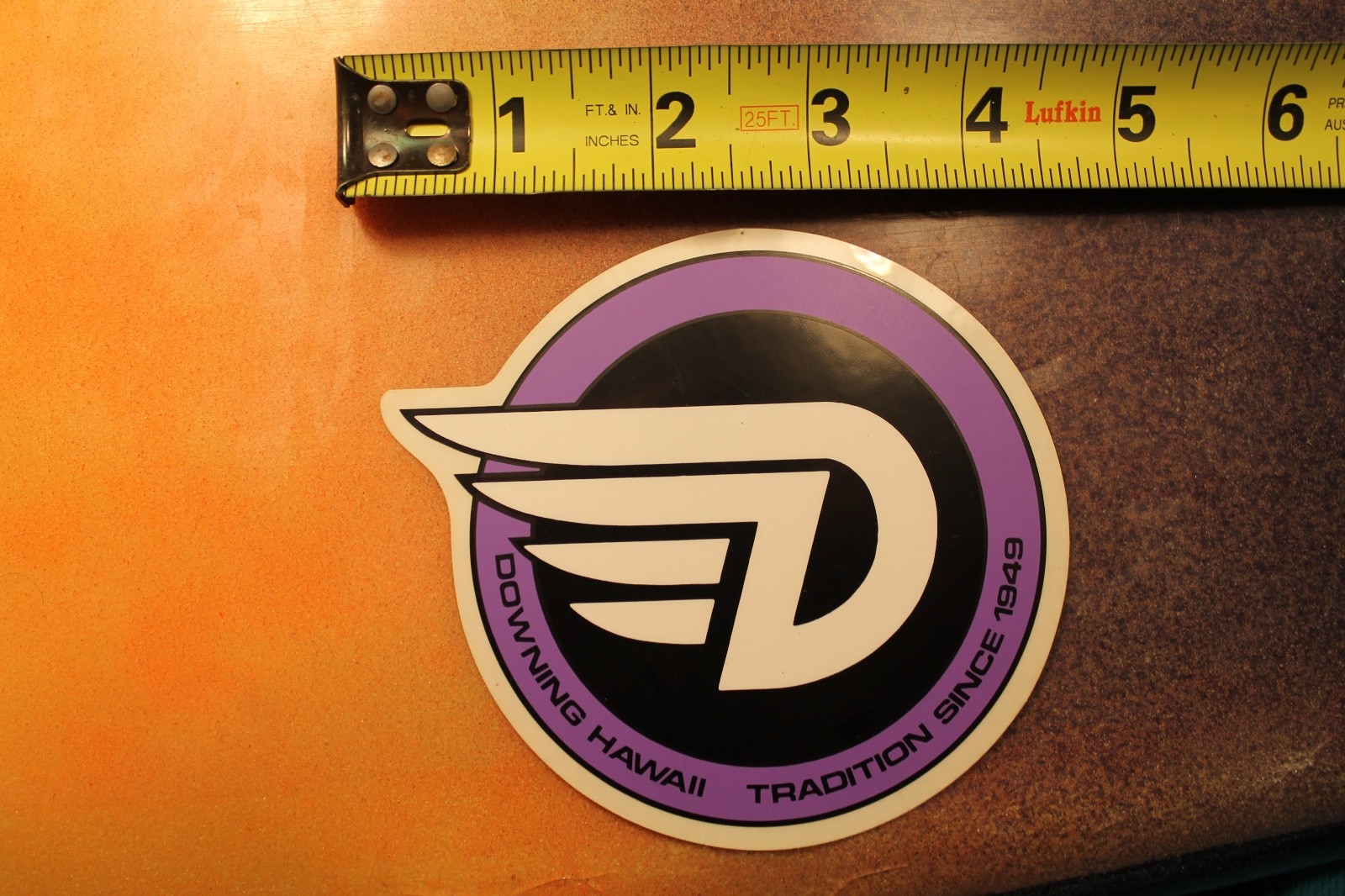 DOWNING Hawaii Surfboards Tradition Since 1949 Neon V9 Vintage Surfing