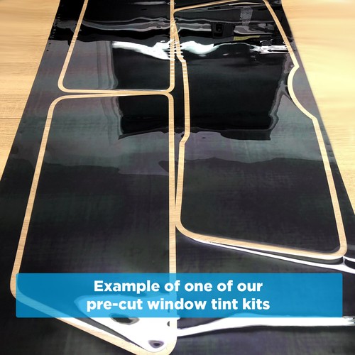 Pre Cut Tint For Subaru Impreza / Impreza WRX 4-door 2001-07 - 20% Dark Rear - Picture 3 of 6