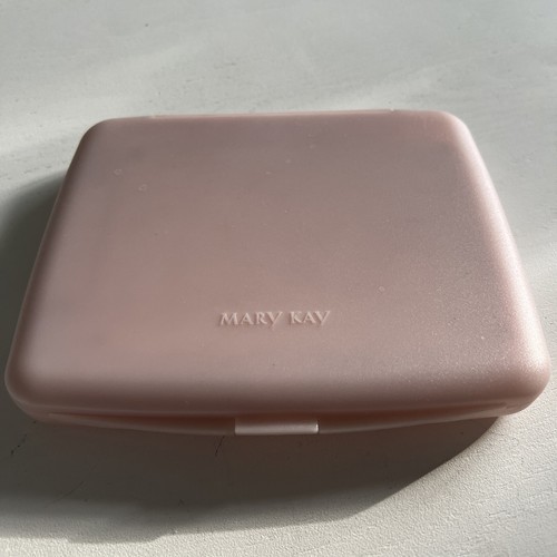 Vintage Pink Mary Kay MK Travel 2 Side Vanity Magnifying Makeup Mirror Hard Case - Picture 11 of 12