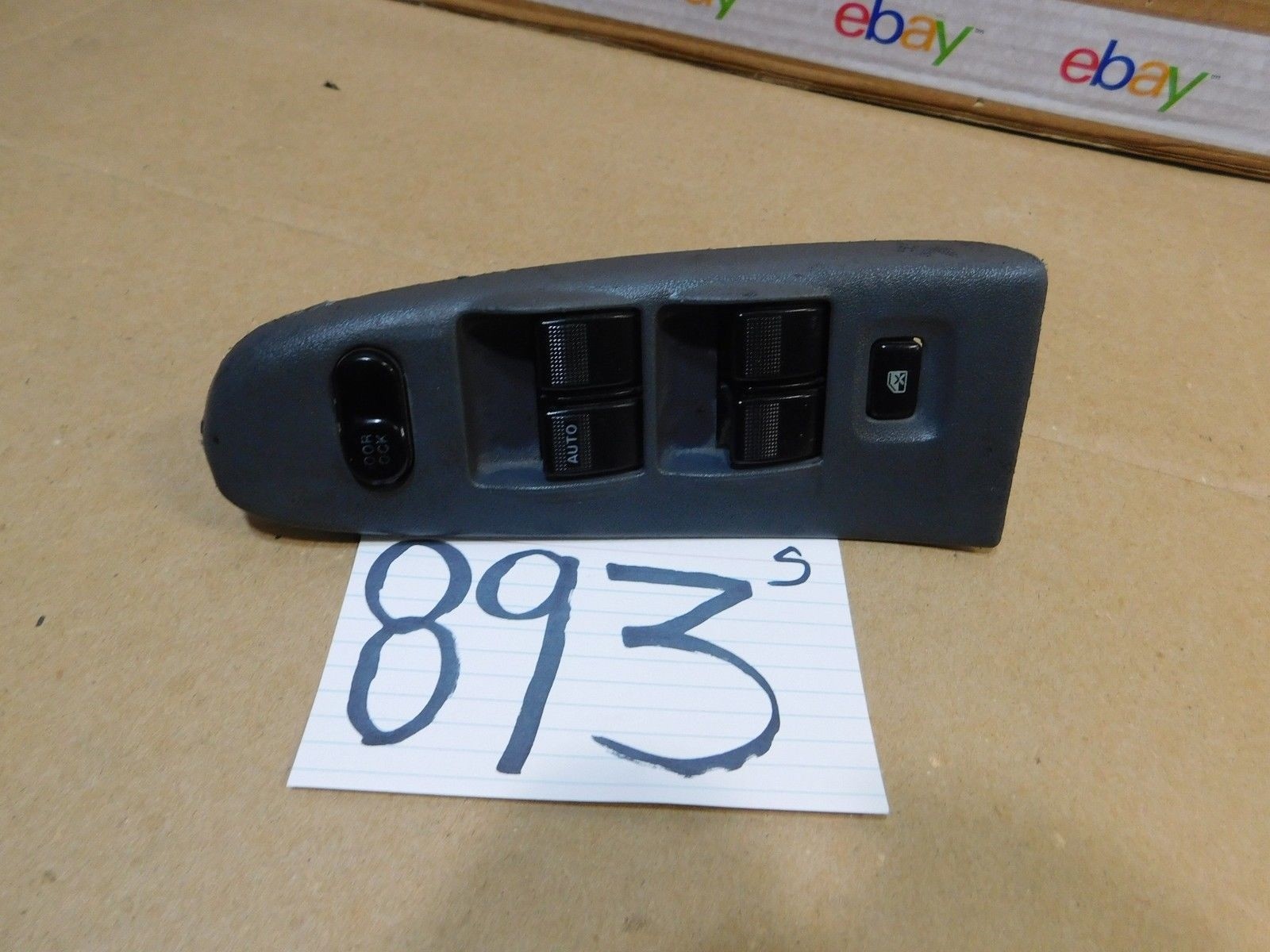 98 99 00 01 02 Mazda 626 MASTER WINDOW SWITCH Control Power DRIVER #893-S