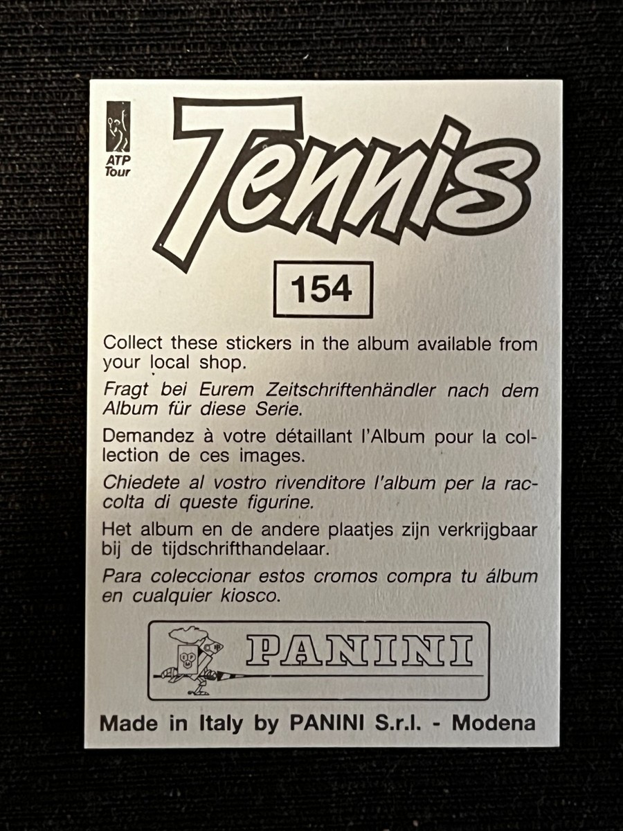 Lot De 100 Stickers Panini Tennis ATP Tour 1992 – Ultra Rares – Neufs