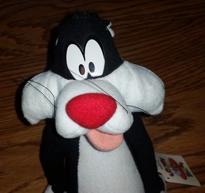 Vintage 1994 Sylvester the Cat Looney Tunes Plush Toy Stuffed