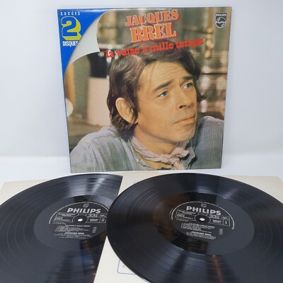 LP Pop Vocal Chanson Jacques Brel - La Valse A Mille Temps France 1976 Philips