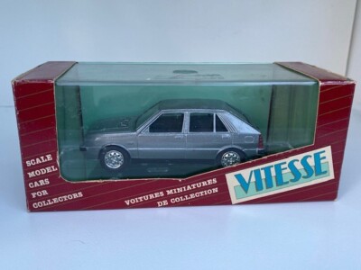 Seltenes Vitesse Lancia Delta HF Turbo 4WD silber Maßstab 1:43 Modell Stradale Straßenauto