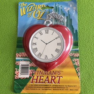 Rubies-The-Wizard-Of-Oz-Tin-Man-039-s-Heart-Clock-Costume-Dress-Up-Cosplay-NEW