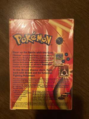 Pokemon Trading Card Game Brock Theme Deck SEALED | eBay